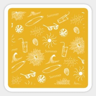 Summer Pattern Sticker